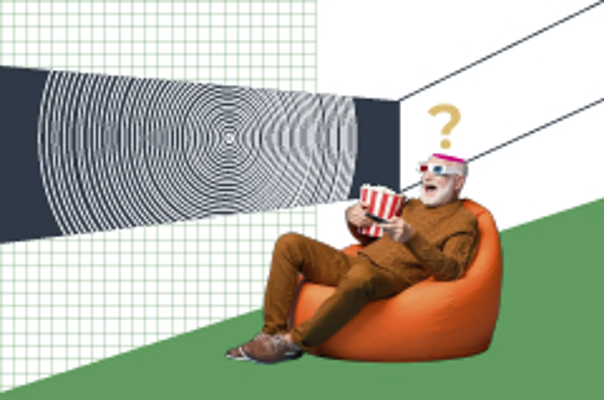 Conceptual image showing insights and knowledge through visual metaphors